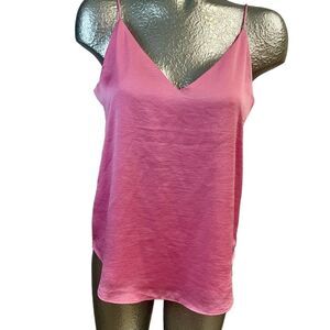 Express Pink flowy camisole, fully lined, size S,